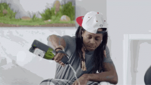 Lil Wayne Champagne GIF - Lil Wayne Champagne Samsung GIFs