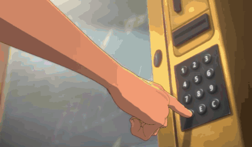 a person 's hand is pointing at the numbers 1 2 3 4 5 6 7 8 and 9