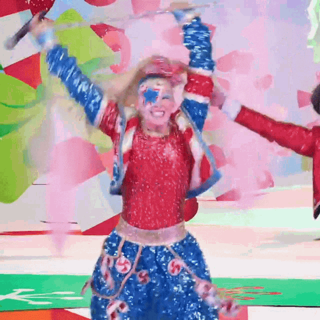 Dancing Jojo Siwa GIF - Dancing Jojo Siwa Santa Claus Is Coming To Town Song GIFs