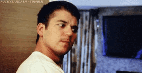 a close up of a man 's face with the words fuckyeahdash tumblr on the bottom