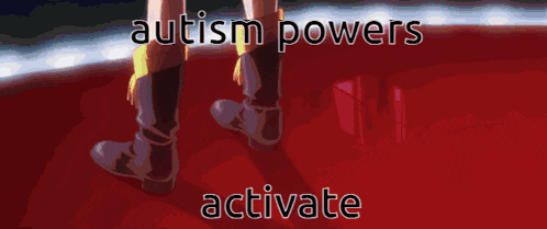 a graphic that says autism powers activate