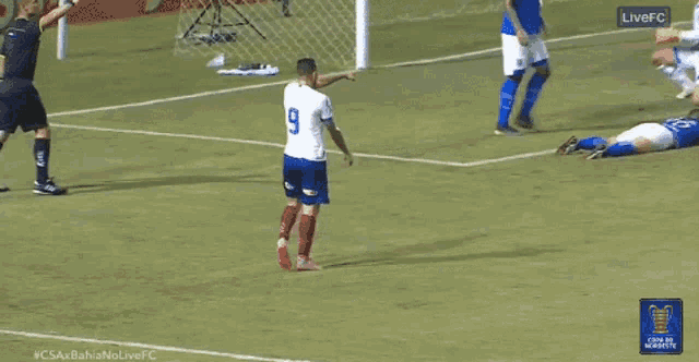 a player with the number 9 on their jersey