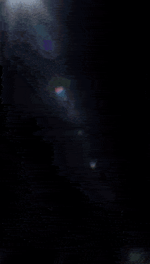 a pixel art of a bubble coming out of a container in the dark