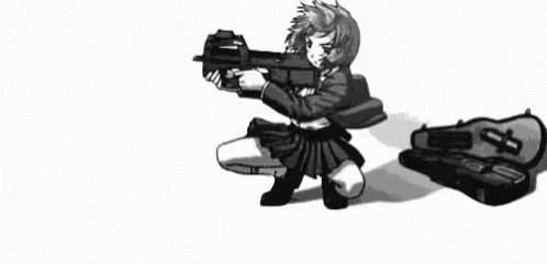 Gungirl Anime GIF - Gungirl Gun Girl GIFs