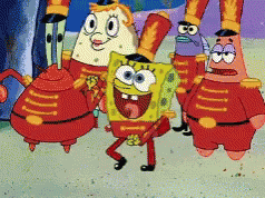Happy Sponge Bob Square Pants GIF