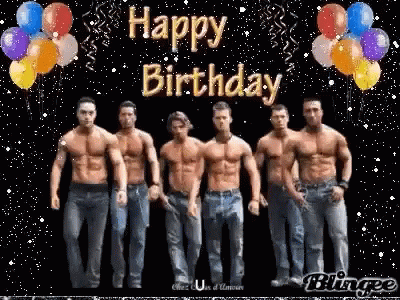 Happy Birthday Pecs GIF - Happy Birthday Pecs Muscles GIFs
