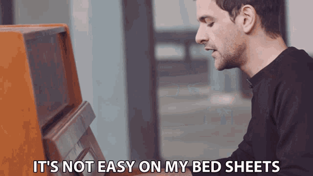 Its Not Easy On My Bedsheets Josef Salvat GIF - Its Not Easy On My Bedsheets Josef Salvat Hustler GIFs
