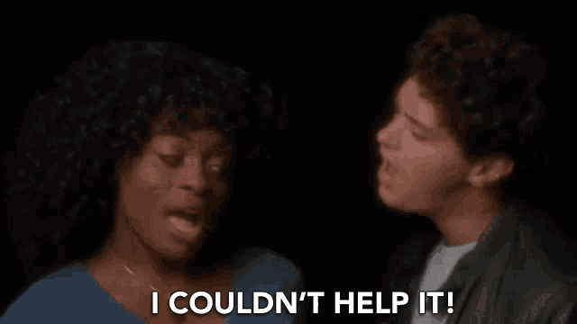 I Couldnt Help It I Cant Help It GIF
