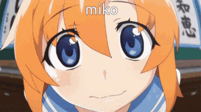 a close up of a cartoon character with the name mike on the bottom