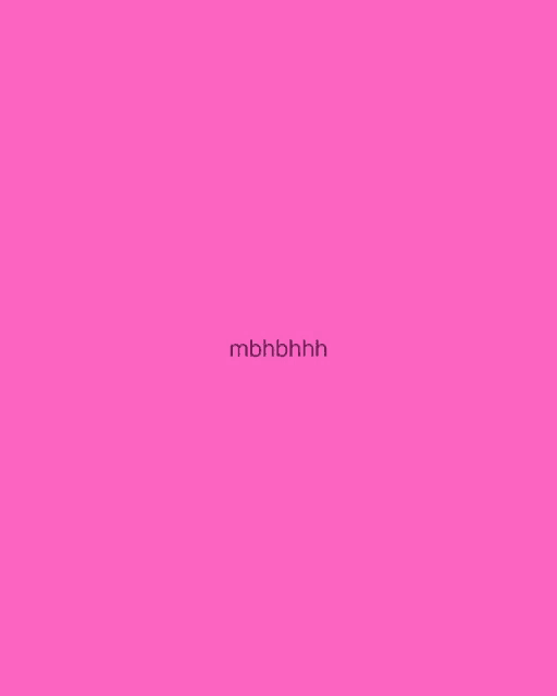 a bright pink background with the word mbhhh on it