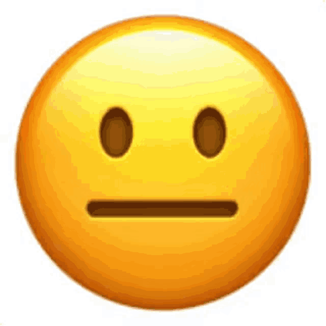 Straight Face GIF