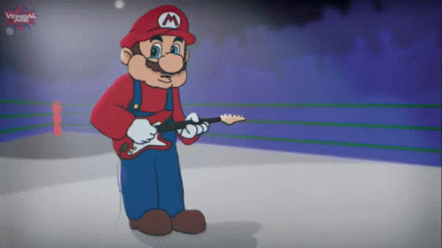 Mario Guitar GIF - Mario Guitar Beatbox GIFs