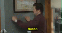 Ron Swanson Parks And Rec GIF - Ron Swanson Parks And Rec Bacon GIFs