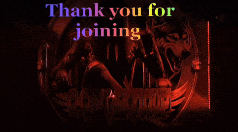 a sign that says thank you for joining
