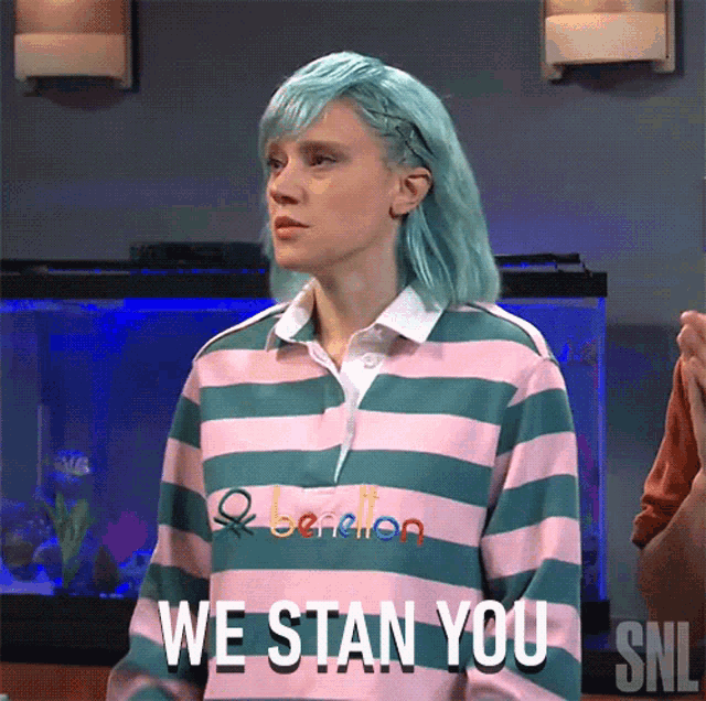 We Stan You Saturday Night Live GIF - We Stan You Saturday Night Live We Support You GIFs