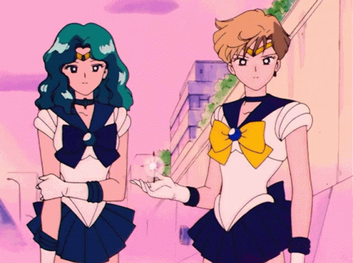 Sailor Neptune Sailor Uranus GIF - Sailor Neptune Sailor Uranus GIFs