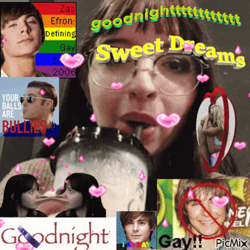 a collage of pictures with the words sweet dreams on top