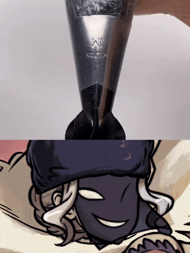 a person is holding a metal object that says wilson on it