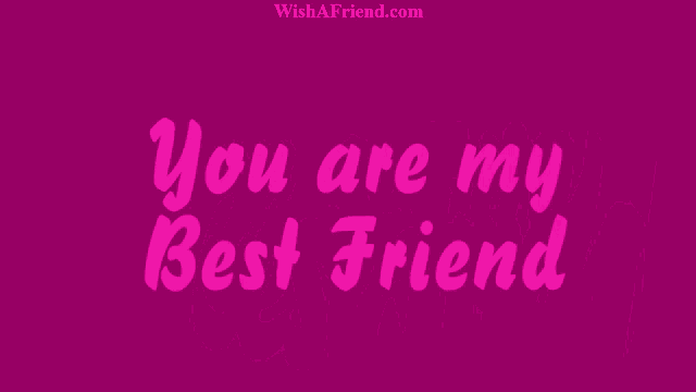 a pink background with the words " happy best friend "