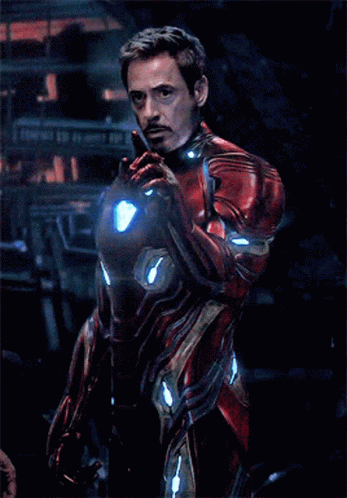 Iron Man Tony Stark GIF - Iron Man Tony Stark Pointing GIFs