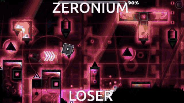 Zeronium Loser Geometry Dash GIF - Zeronium Loser Geometry Dash Game GIFs