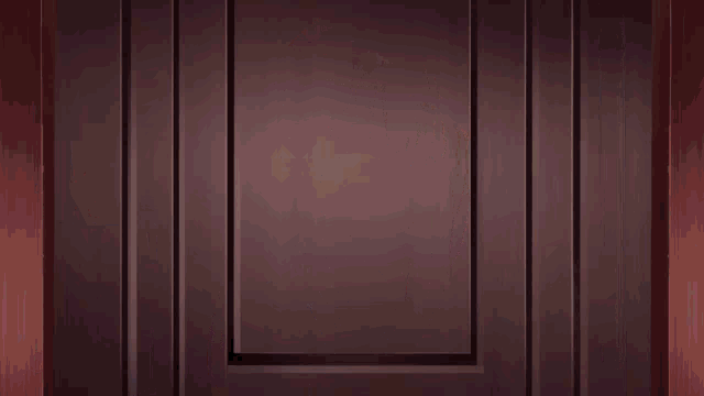 a door is open to a room with a pink curtain
