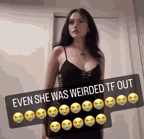 Maggie Maggie Lindemann GIF - Maggie Maggie Lindemann Weirded Tf Out GIFs