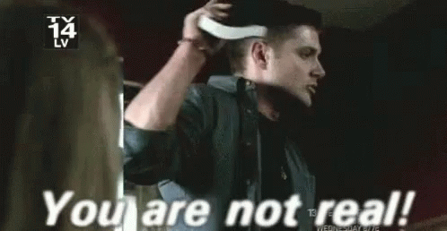 Hahaha You Are Not Real GIF - Hahaha You Are Not Real Jensen Ackles GIFs