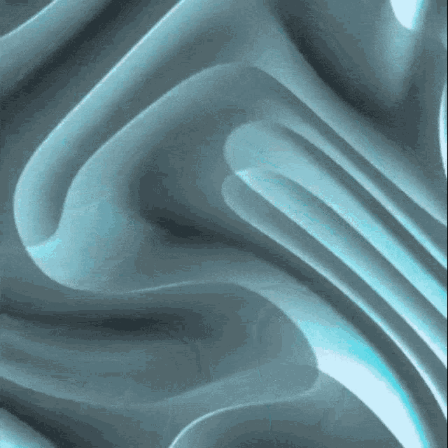 a close up of a blue cloth with waves