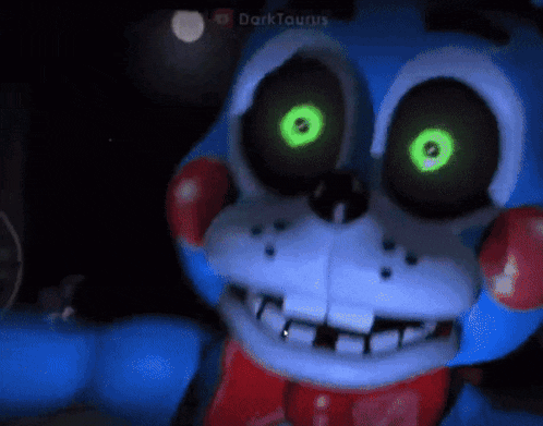 bonnie from five nights at freddy 's glows in the dark