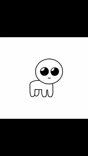 a cartoon character says yippee in a red background