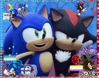 Sonic X Shadow Sonic Prime GIF - Sonic X Shadow Sonic Prime Shadowolf188 GIFs