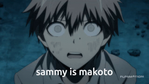 Sammy Sammy Is Makoto GIF - Sammy Sammy Is Makoto Makoto Naegi GIFs