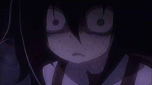 Tomoko Scared GIF - Tomoko Scared Frightened GIFs