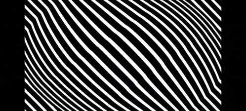 a black and white striped pattern with a swirl in the middle .