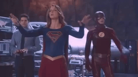 Supergirl The Flash GIF - Supergirl The Flash Barry Allen GIFs