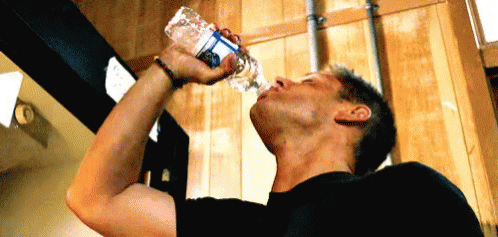 Drink Water Summer GIF - Drink Water Summer Dean Winchester GIFs
