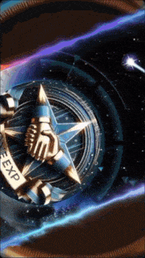 a compass with a handshake and the words " free exp "