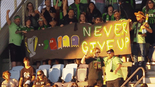 Never Give Up Austin Fc GIF - Never Give Up Austin Fc Major League Soccer GIFs