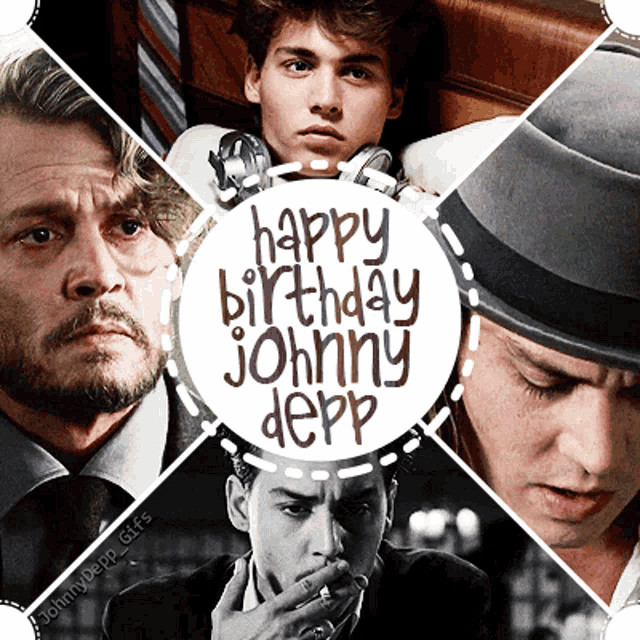 Johnny Depp Happy Birthday Johnny Depp GIF - Johnny Depp Happy Birthday Johnny Depp Movie GIFs