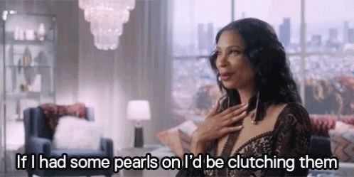 Pearls Clutching GIF - Pearls Clutching GIFs