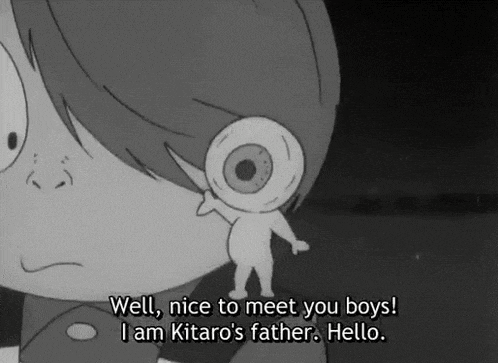 a cartoon character says well nice to meet you boys