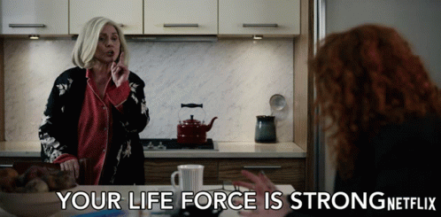 Your Life Force Is Strong Ruth Brenner GIF - Your Life Force Is Strong Ruth Brenner Russian Doll GIFs