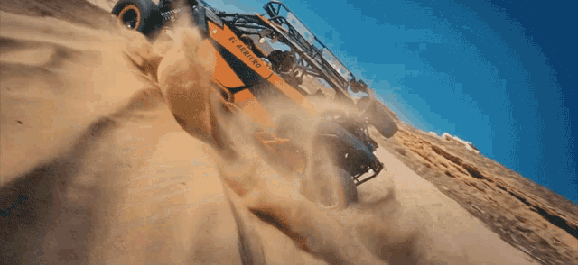 a buggy with the word racing on the side of it
