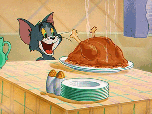 Tom Wants The Turkey GIF - Tom And Jerry Turkey Thanksgiving GIFs
