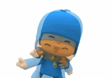 a cartoon character says " fuck that " in white letters