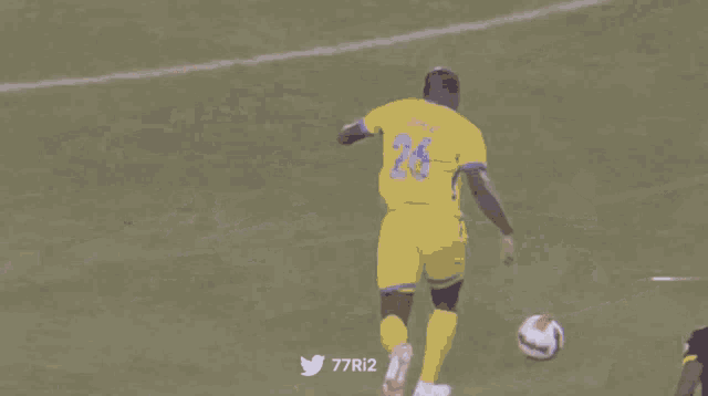 a soccer goalie leaps to catch a ball in front of a banner that says ainassfc