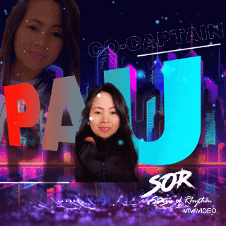 a poster for co-captain pau with a picture of a woman on it