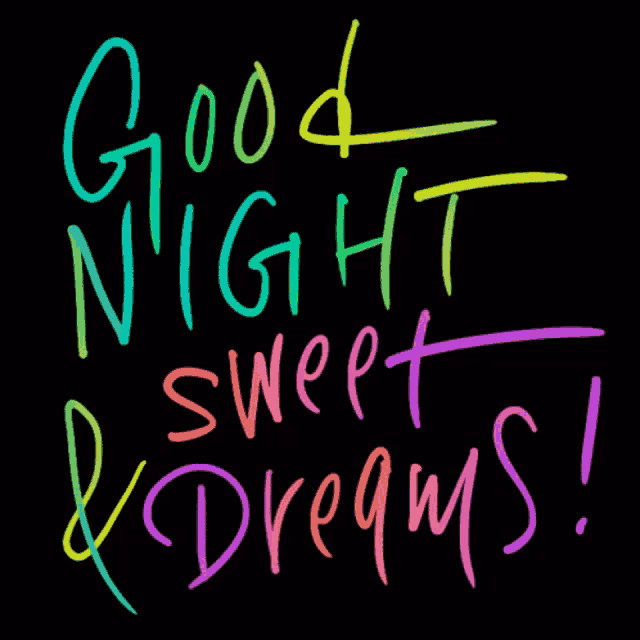 a sign that says good night sweet dreams