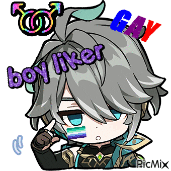 a drawing of a boy with the words boy liker gay written on it